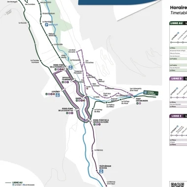 Plan navette Hiver – services réduit