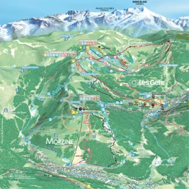 Plan des Pistes VTT Morzine-Les Gets