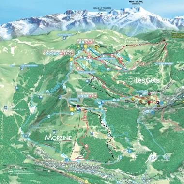 Plan des Pistes VTT Morzine-Les Gets