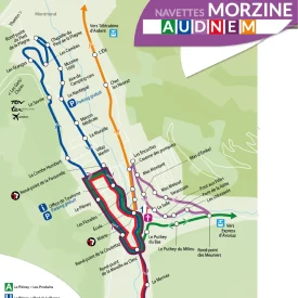 Plan navette Morzine Été