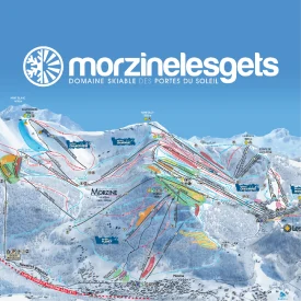 Plan des pistes de Ski du domaine de Morzine – Les Gets