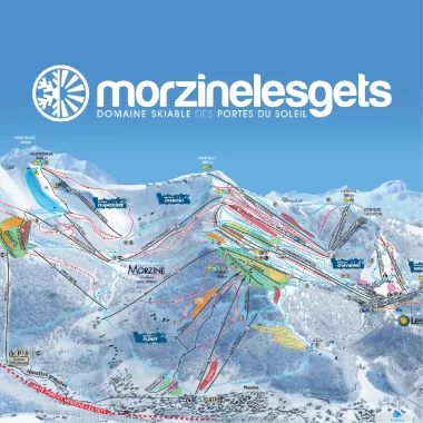 Plan des pistes de Ski du domaine de Morzine – Les Gets