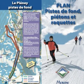 Plan de Ski de fond à Morzine