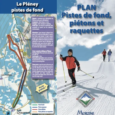 Plan de Ski de fond à Morzine