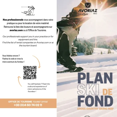 Plan Ski de fond à Avoriaz